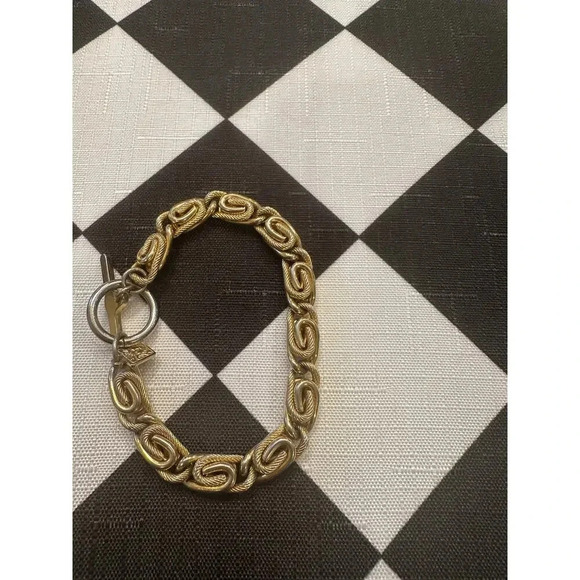 Anne Klein Gold tone link bracelet - Picture 2 of 2